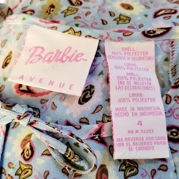 Barbie Avenue Top Girls Size 4 - Picture 3 of 9